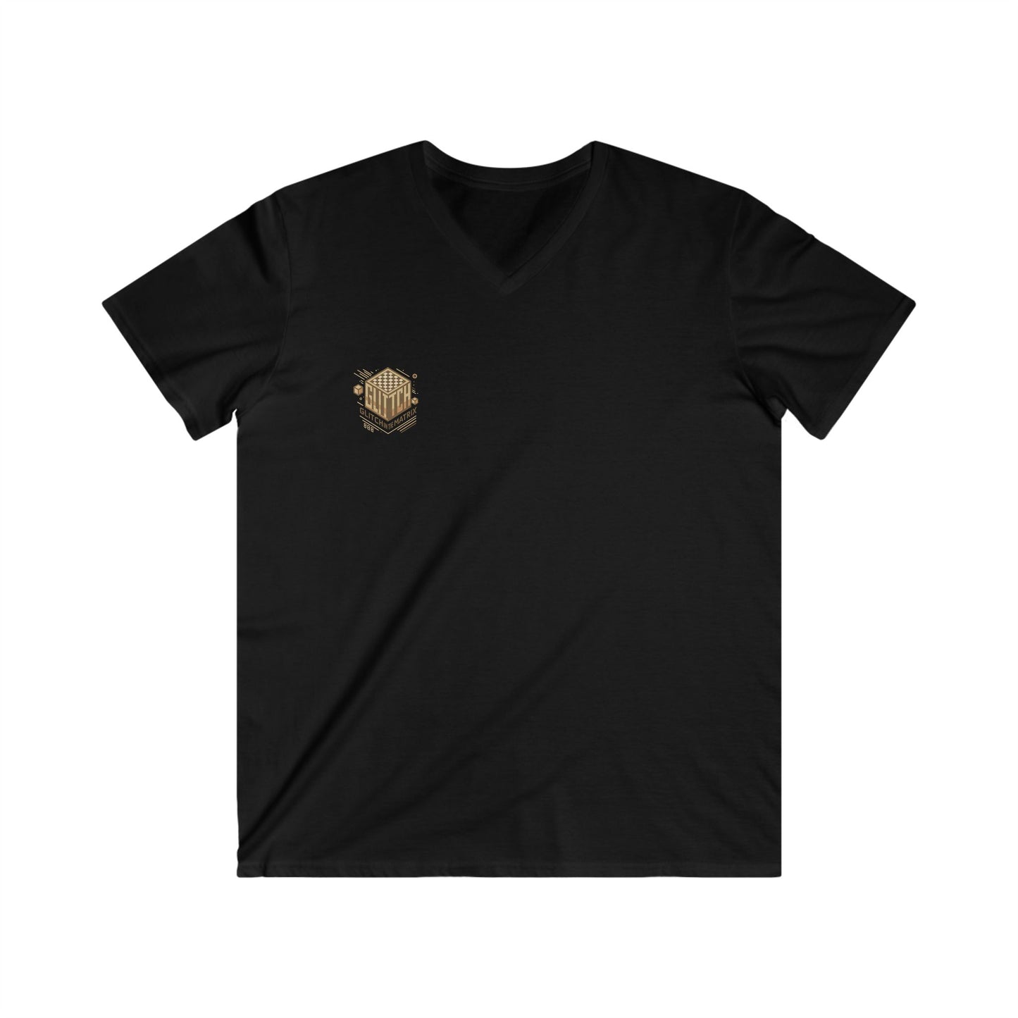 Golden Glitch T-Shirt – Divine Error, Perfectly Executed