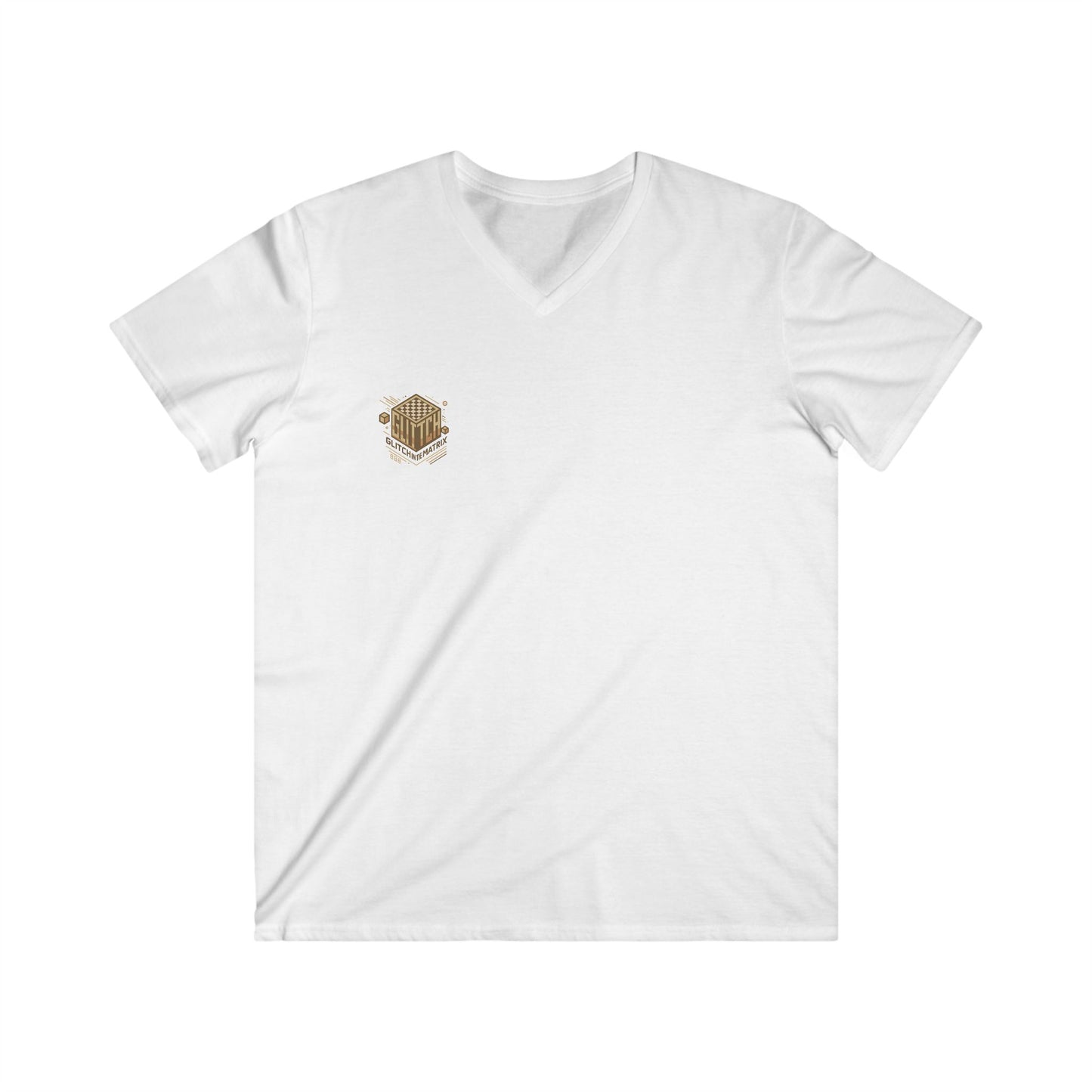Golden Glitch T-Shirt – Divine Error, Perfectly Executed