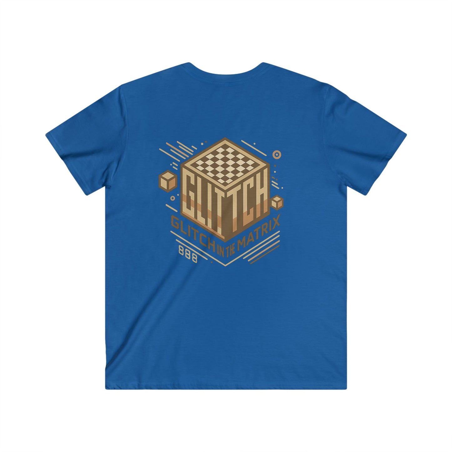 Golden Glitch T-Shirt – Divine Error, Perfectly Executed