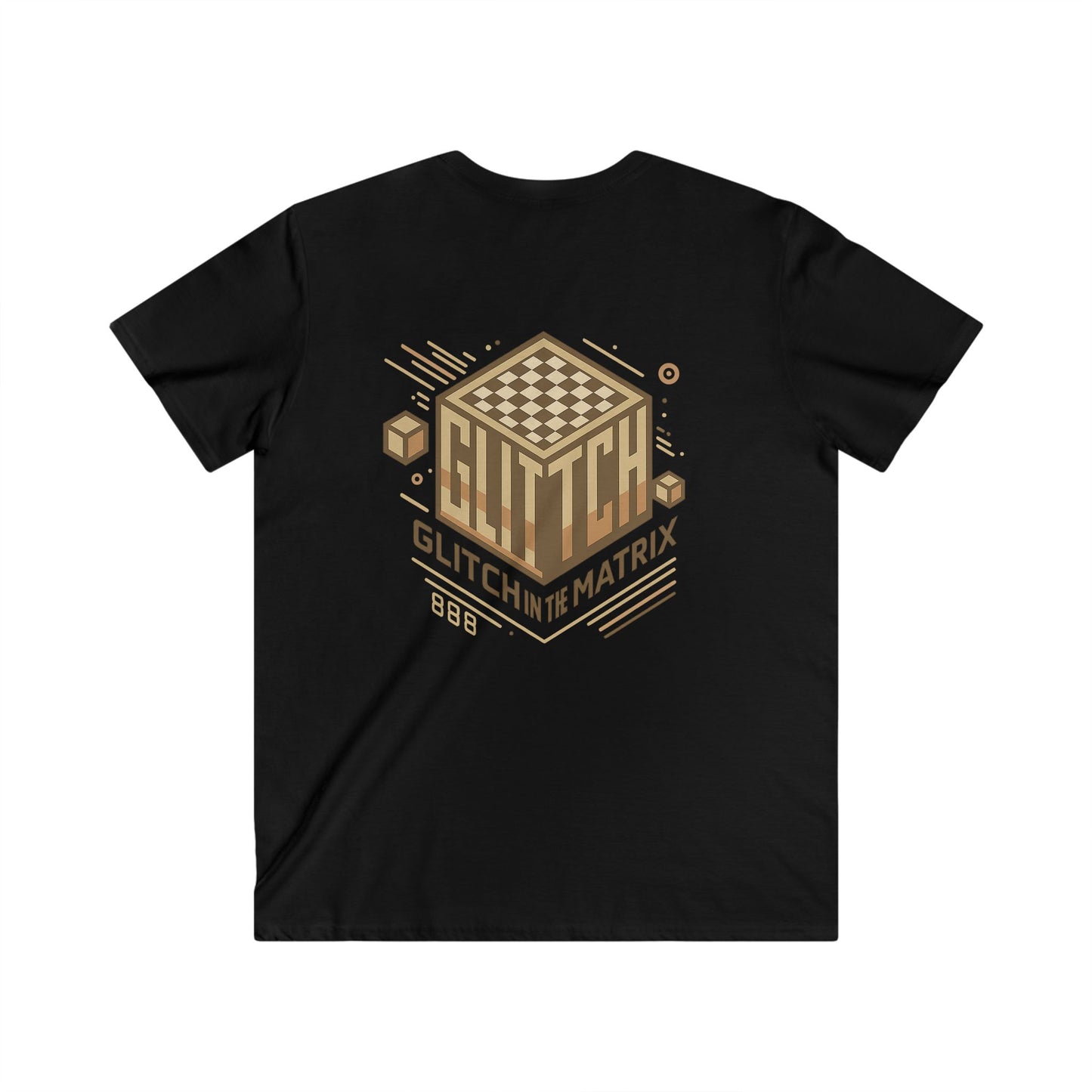 Golden Glitch T-Shirt – Divine Error, Perfectly Executed