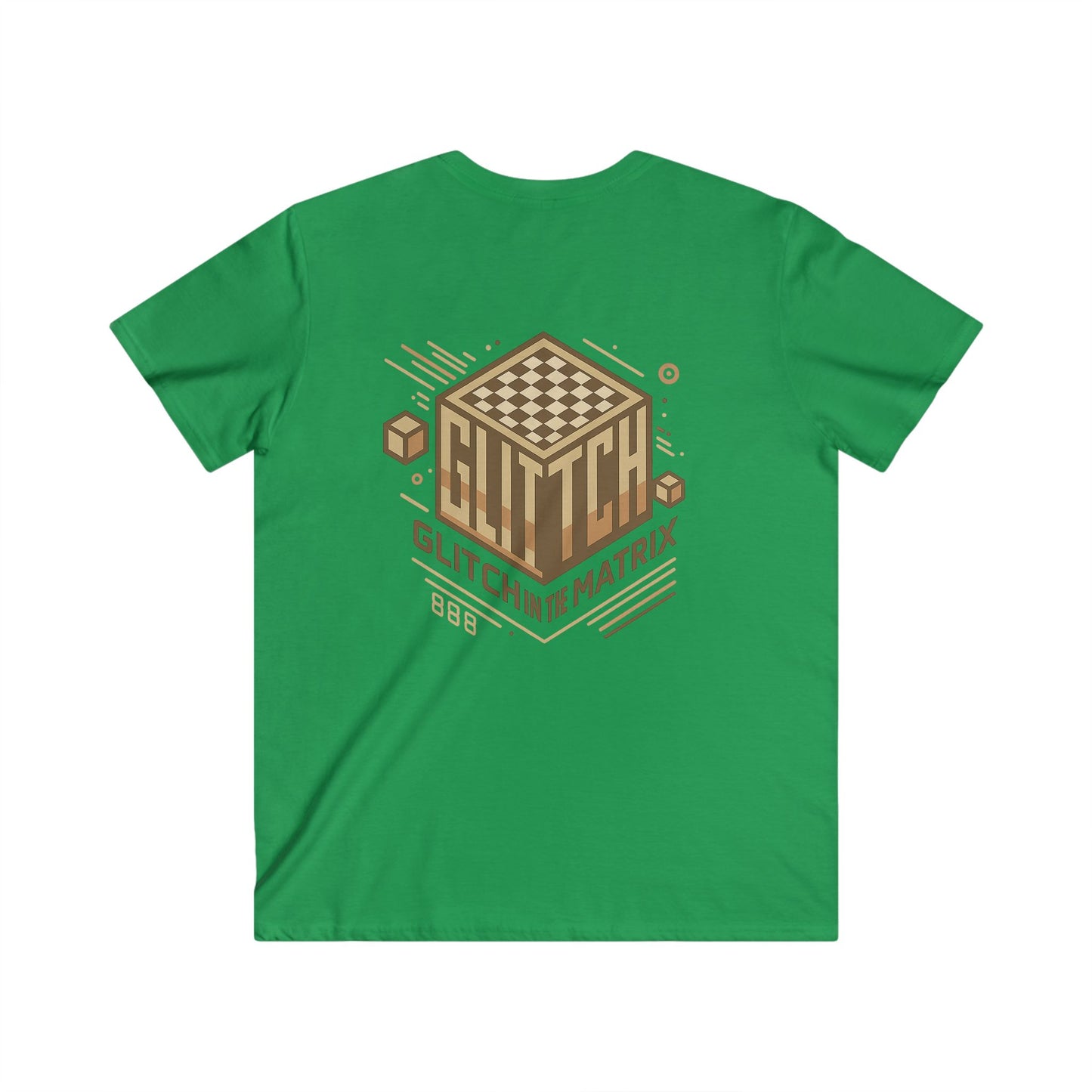 Golden Glitch T-Shirt – Divine Error, Perfectly Executed