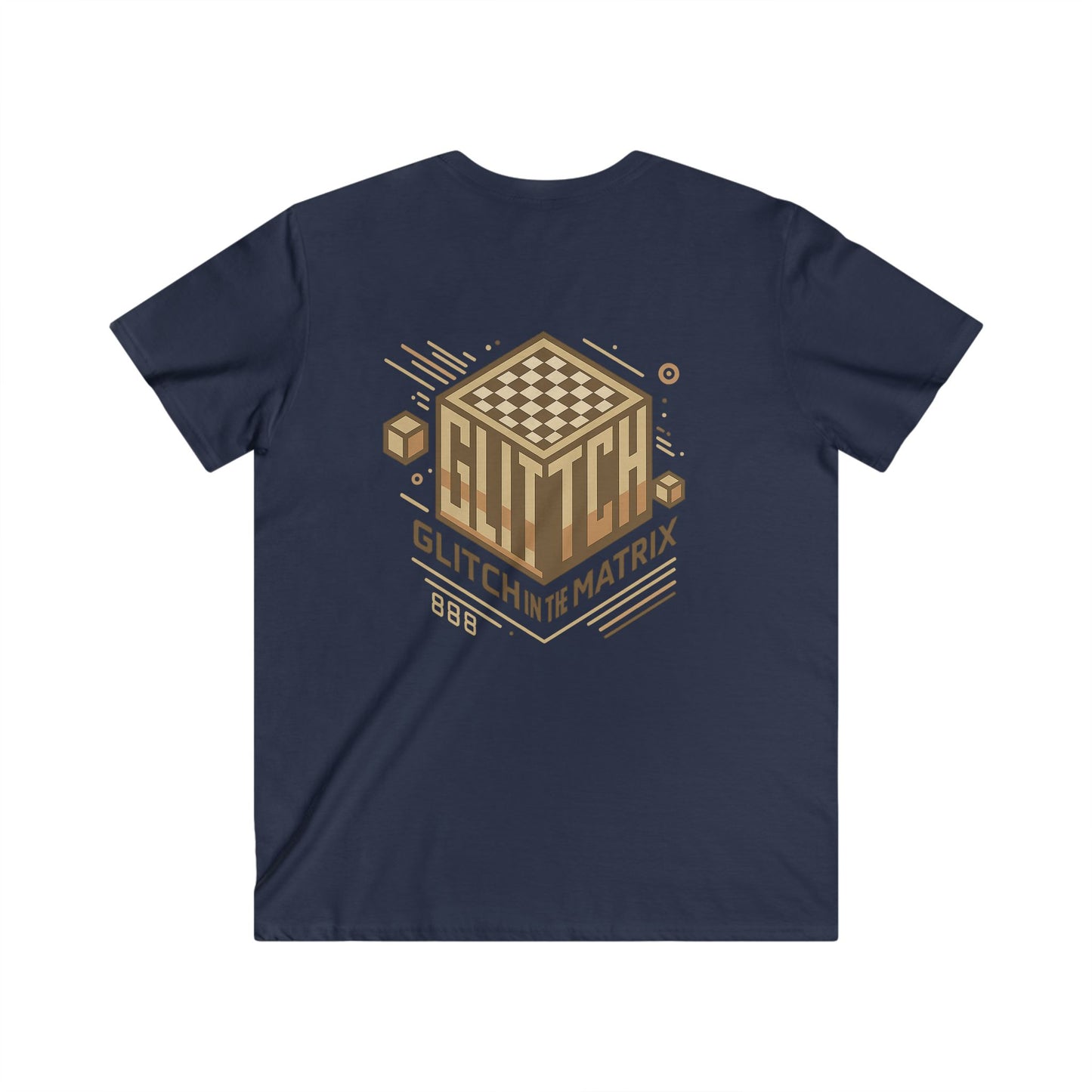 Golden Glitch T-Shirt – Divine Error, Perfectly Executed