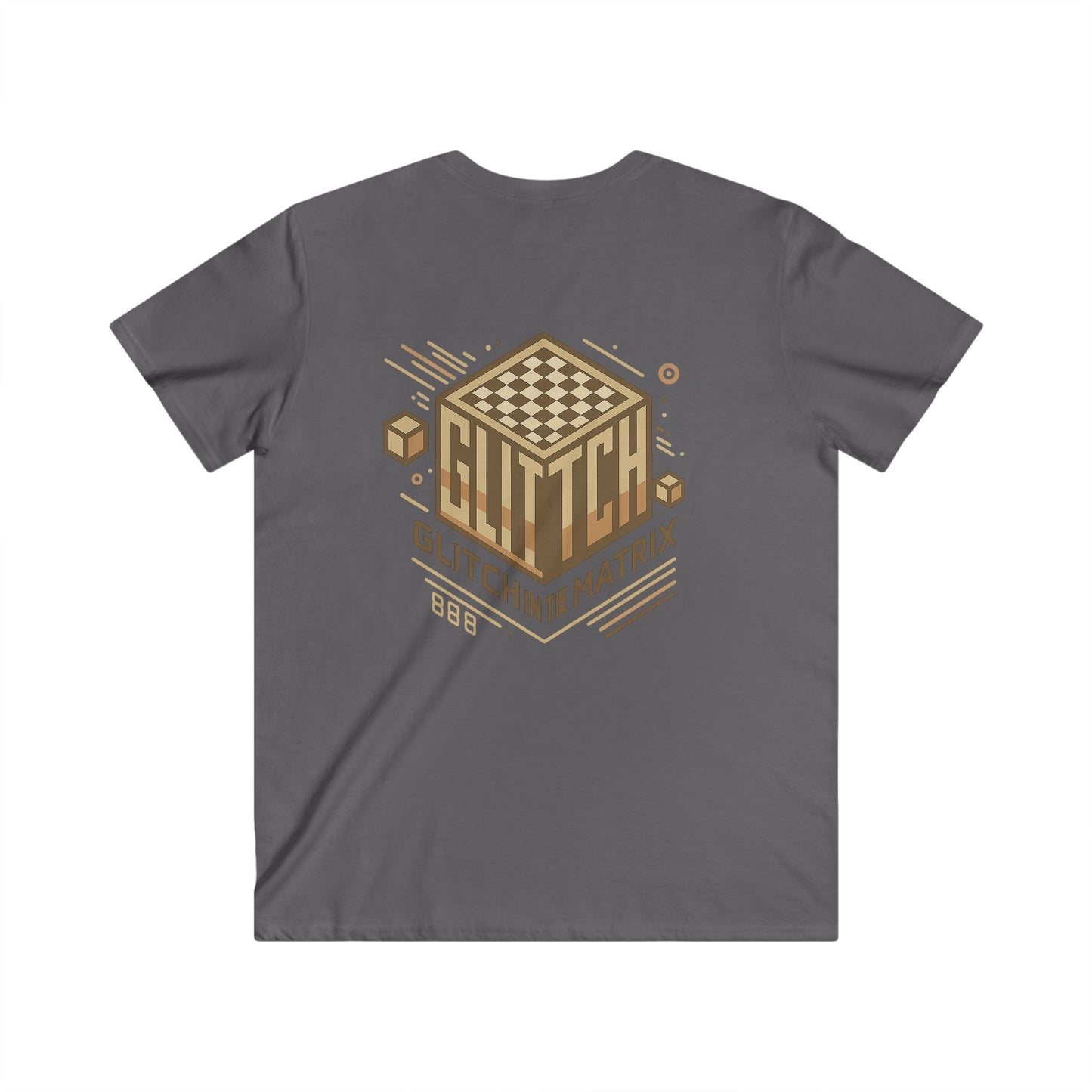 Golden Glitch T-Shirt – Divine Error, Perfectly Executed