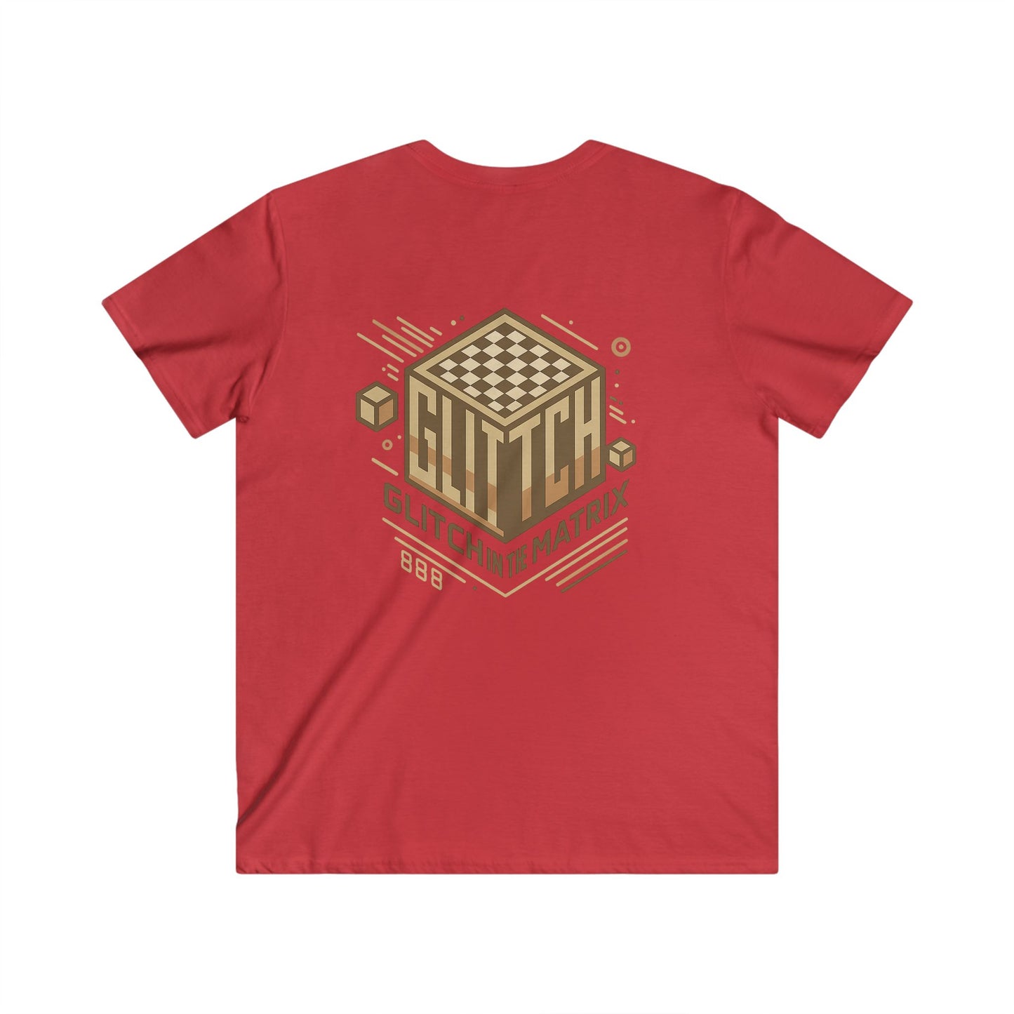 Golden Glitch T-Shirt – Divine Error, Perfectly Executed