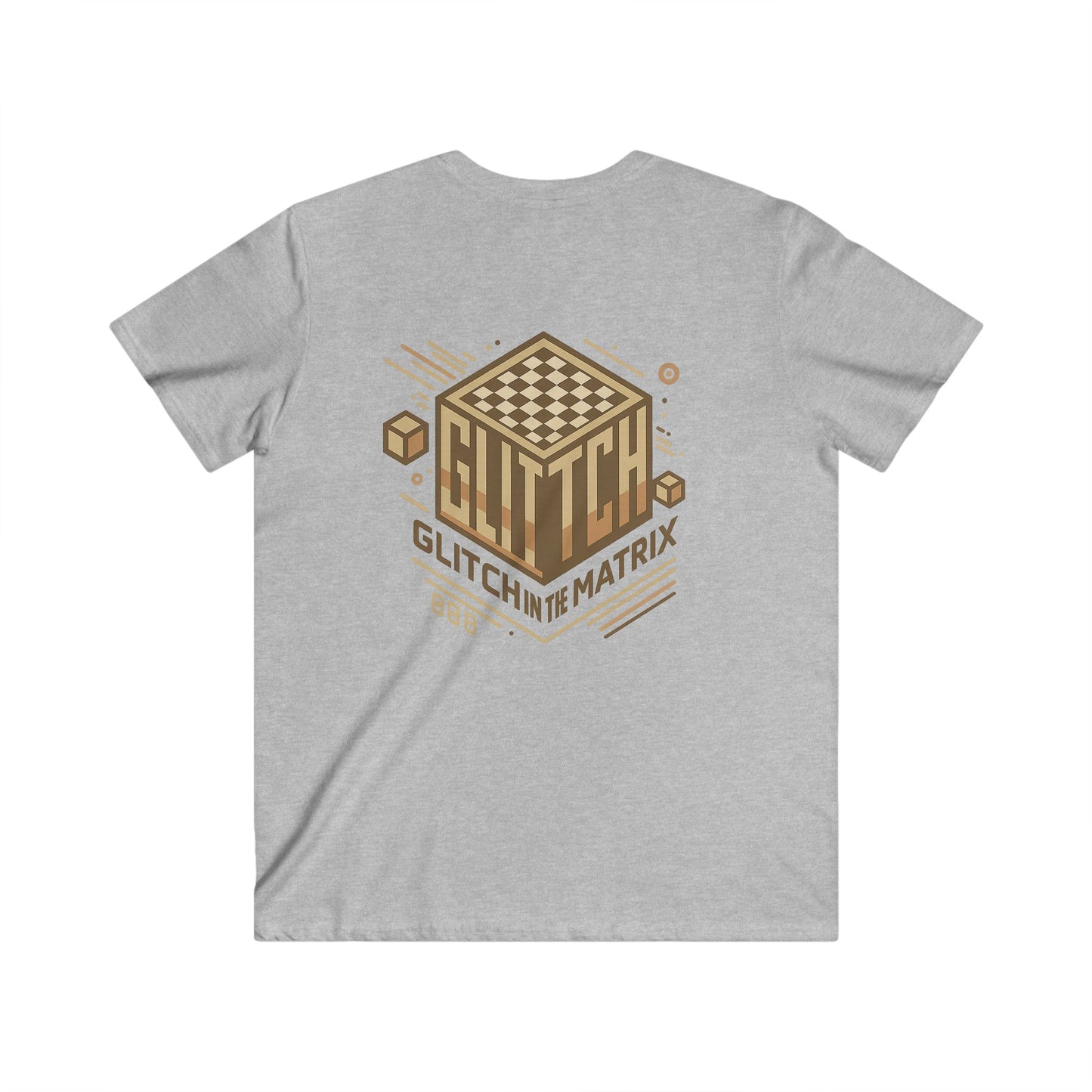Golden Glitch T-Shirt – Divine Error, Perfectly Executed