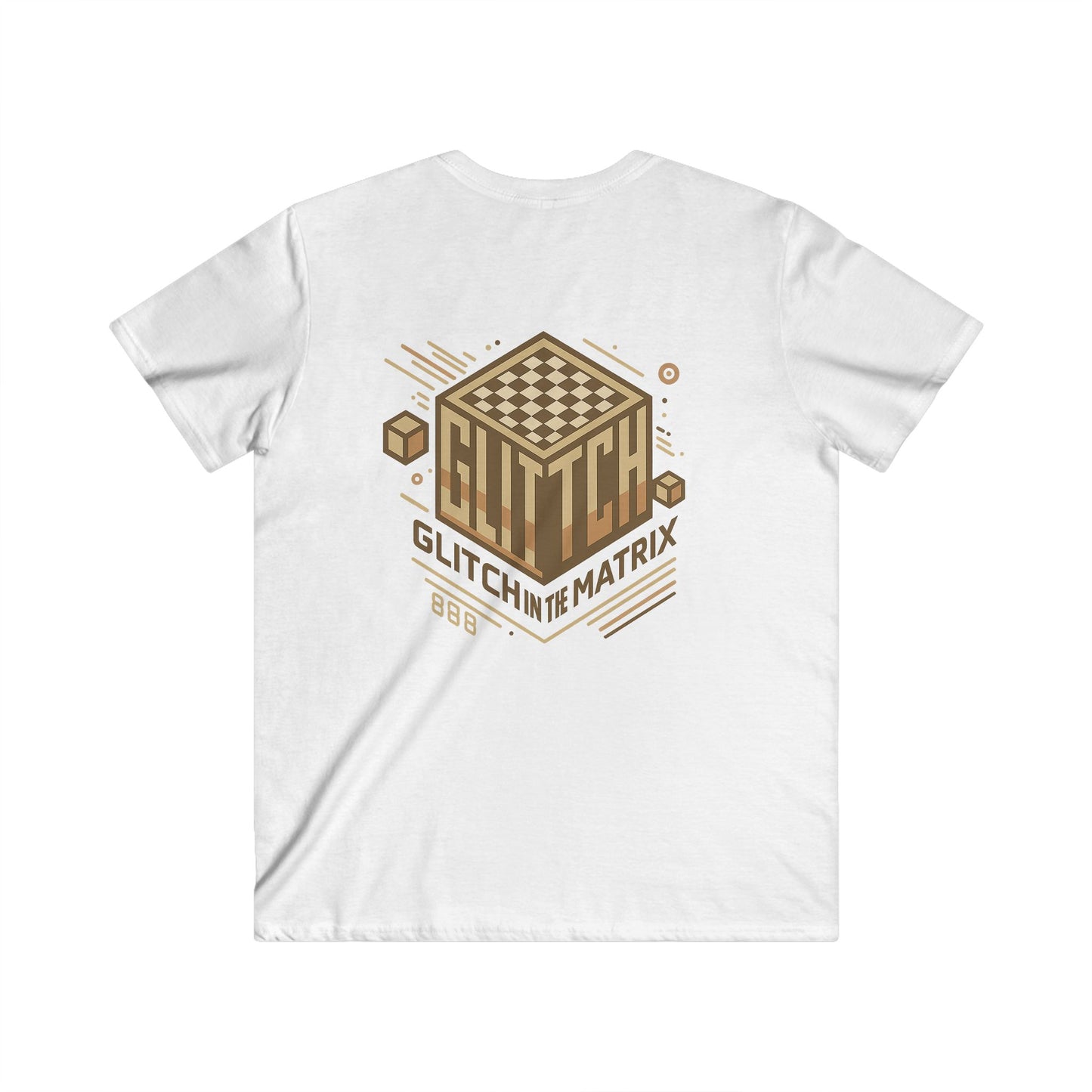 Golden Glitch T-Shirt – Divine Error, Perfectly Executed